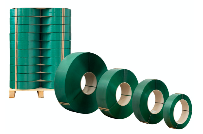 pet塑料捆绑带包装带-绿色塑钢带-压花塑钢带