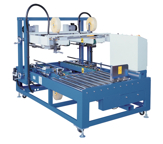 半自动角边封箱机-快递箱封箱机-胶带缠绕机