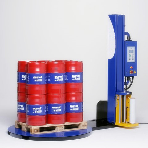 全自动托盘缠绕机-全自动货物缠膜打包机-自走式缠绕机