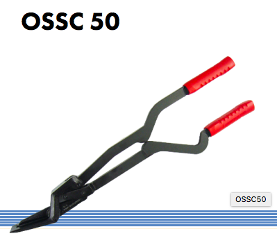 德国CENTRLA开包剪OSSC 50_大小钢开包剪_塑料复合钢剪_工业钢剪